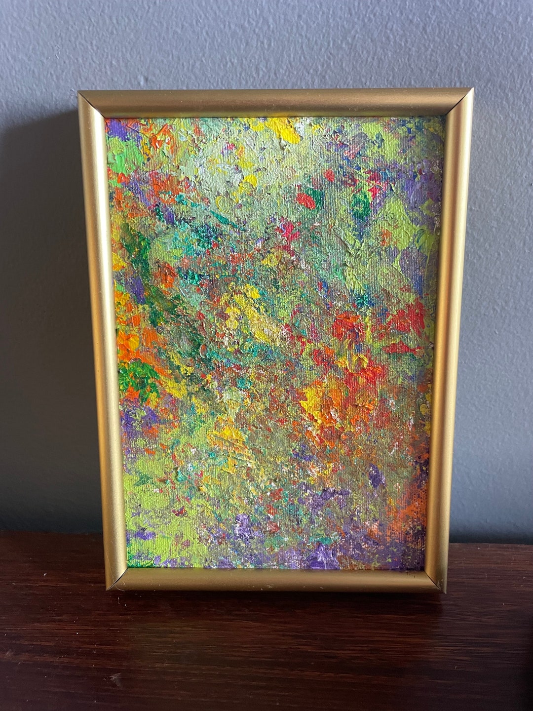 Lovely Small Abstract Painting - Etsy