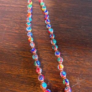 Beautiful Murano Glass Necklace 18in
