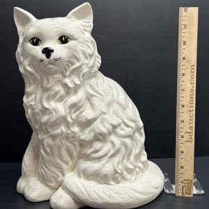 Vintage White Persian Cat