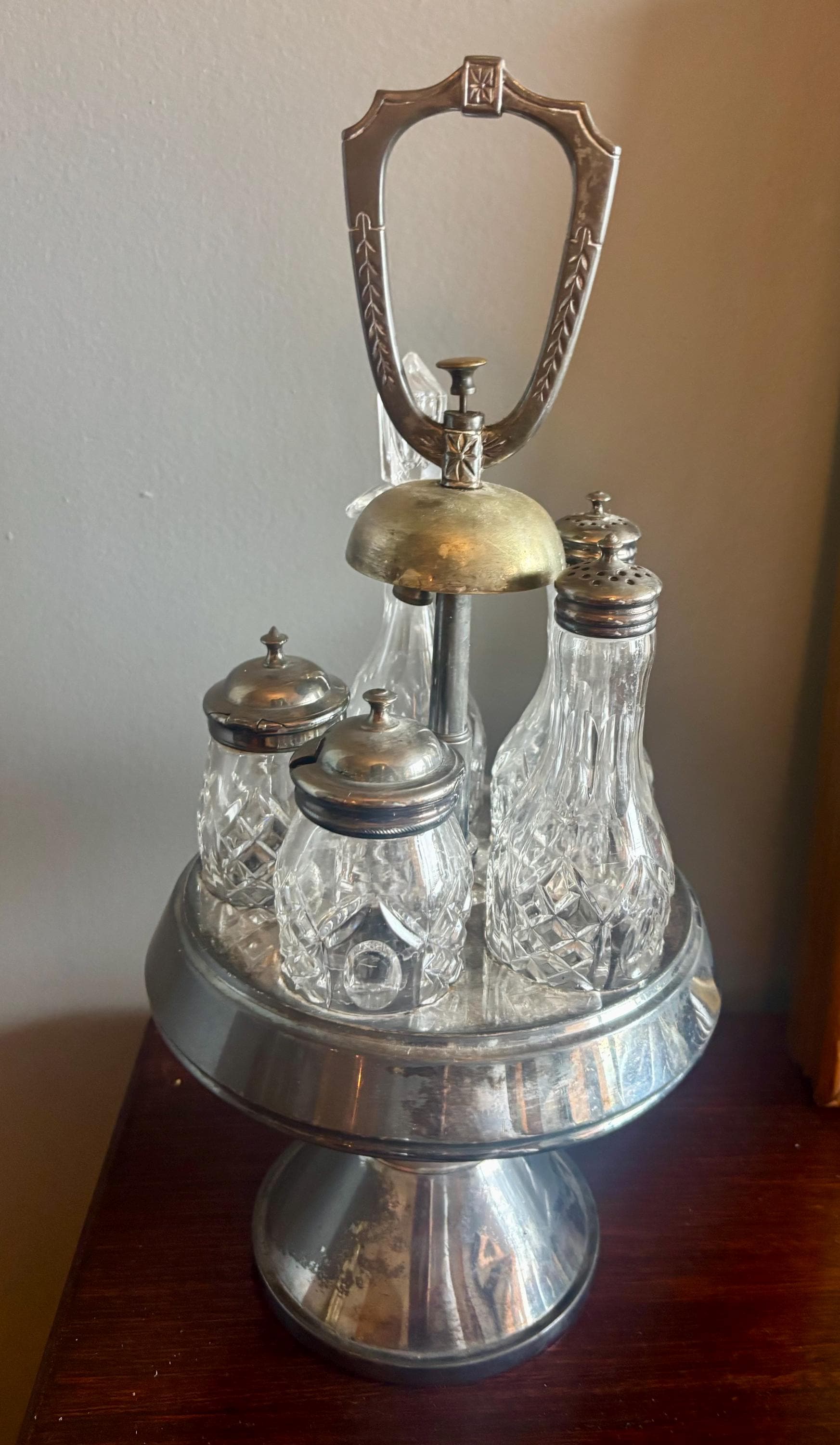 Antique Condiment Set - Etsy