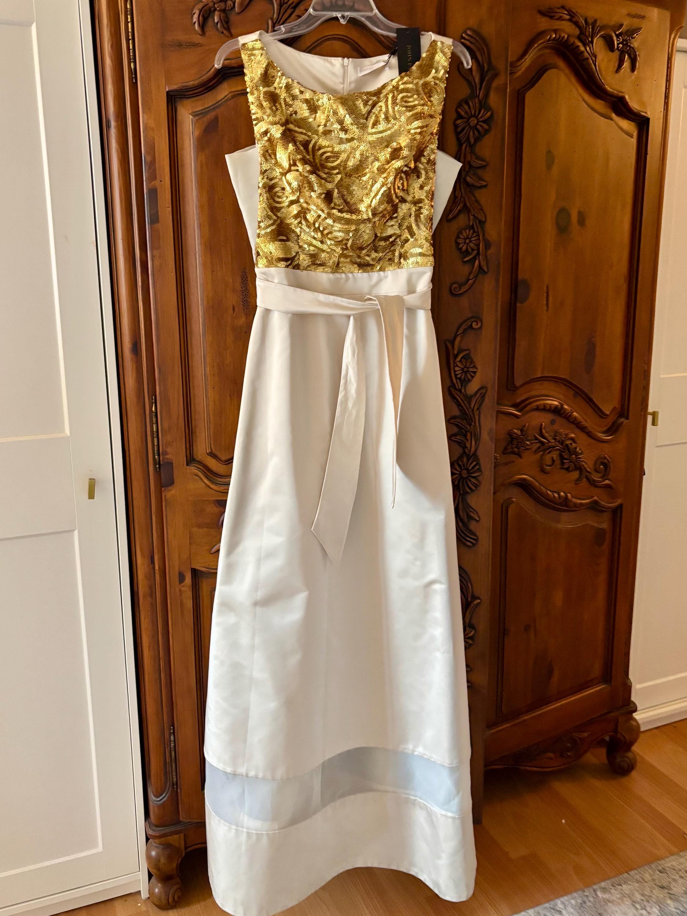 john paul ataker gold dress Strapless Long Gold Dress – John Paul Ataker main image 0
