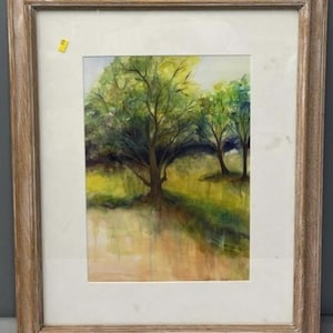 Prachtig origineel aquarellandschap gesigneerd door Donna Unger