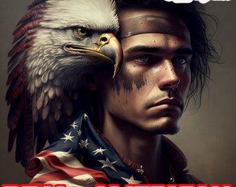 Camiseta americana autêntica: camiseta patriótica do orgulho dos EUA