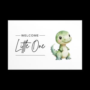 Tarjeta de nacimiento - Dinosaurio Dino