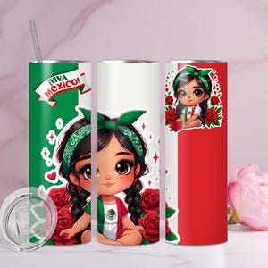 Mexican Babe, Tumbler, 20oz, Mexico, Coffee cup, Drinkware, Gift