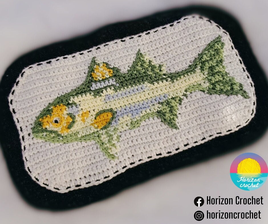 Fishy Fish Patch Pattern - Tapestry Crochet - PDF - Etsy