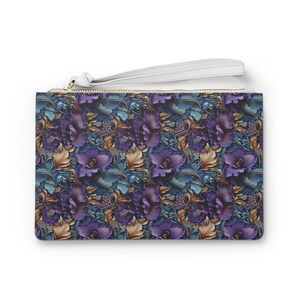 Bolso Clutch - Flores Elegantes