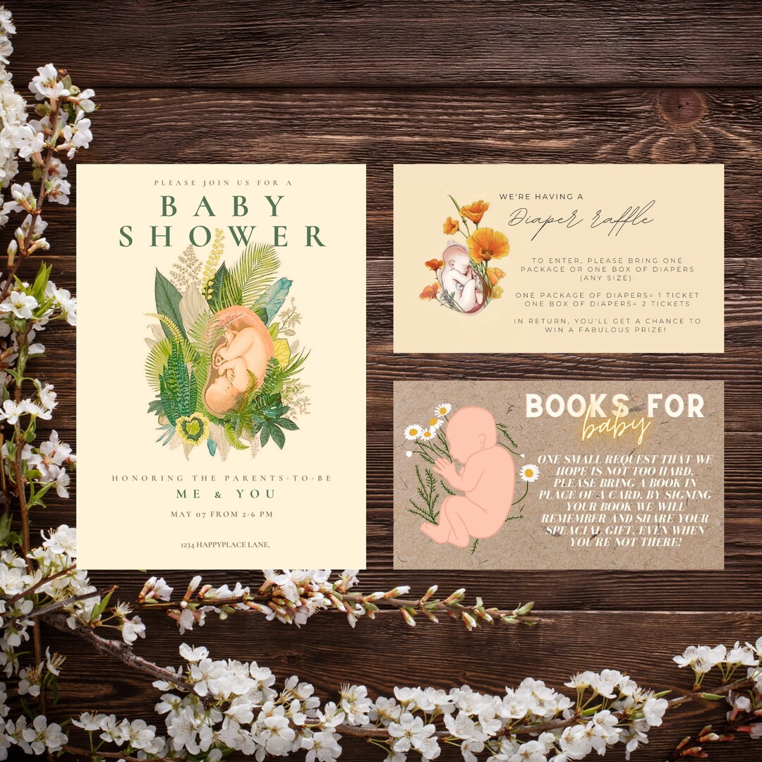 Customizable Baby Shower Invitation Digital Copy Etsy