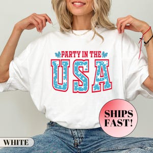 Retro Party in the USA Shirt,Party In The USA Shirt,4th of July Shirt,Independence Day Shirt,USA Patriotic Tee,4th of July Party Shirt