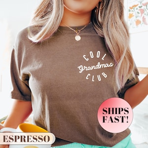 Comfort Colors® Cool Grandmas Club Shirt, Mother&#39;s Day Shirt, Best Grandma Shirt, Cool Grandma Shirt, Nana Shirt, Gift from Grandkids