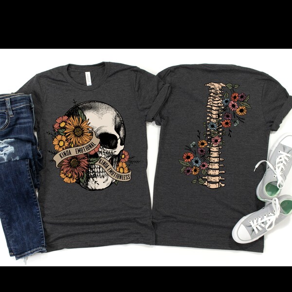 Plus Size Skull Shirt Etsy