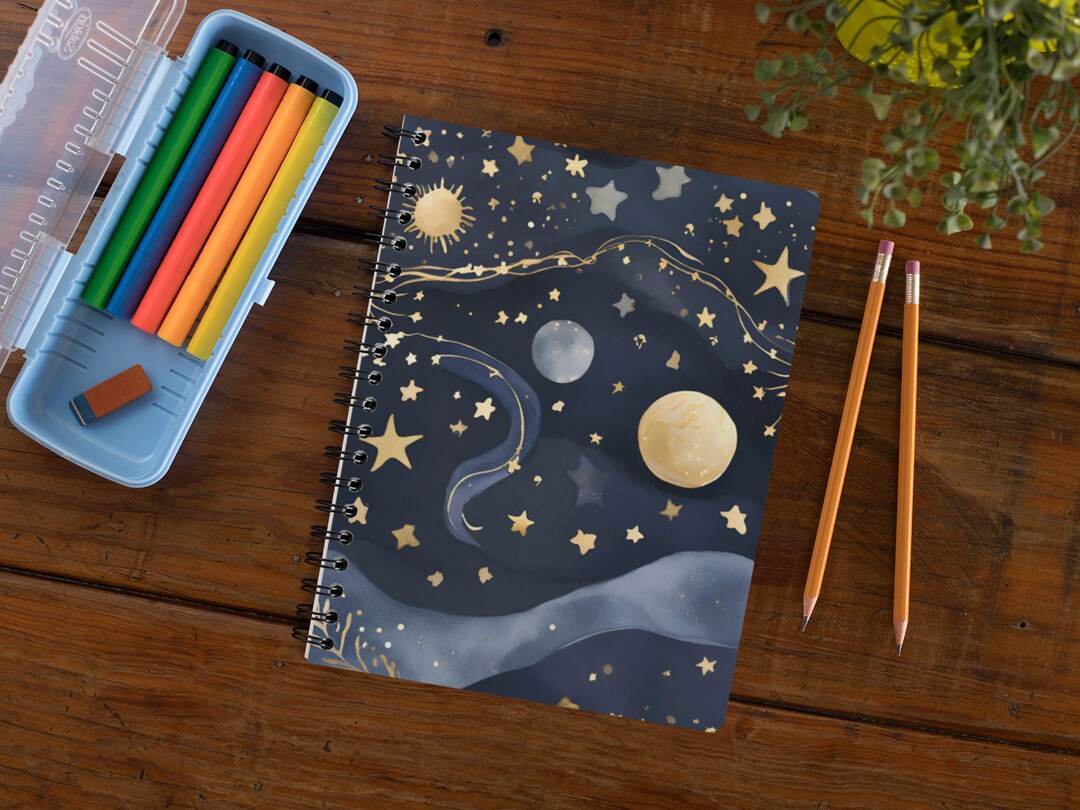 Celestial Mindfulness Notebook: Daily Gratitude, Cosmic Reflections ...