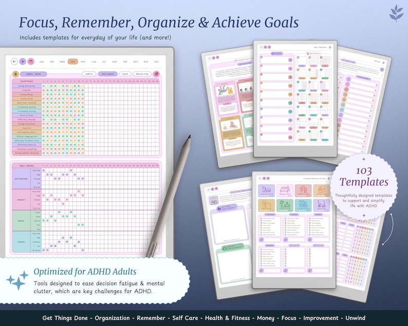adhd remarkable paper pro template