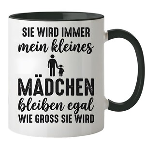 Papa Tochter Tasse, kleines Mädchen, Vater Geschenk, Prinzessin, Vatertagsgeschenk, Vatertag Papi Spruch Becher