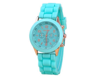 Montre d'été en Silicone pour femme genève Essence cadeau petite amie femme été 2023 montre-bracelet mode accessoires d'été