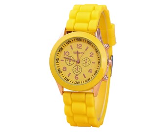 Orologio Donna Estivo in silicone no bpa Geneva Essence regalo ragazza fidanzata moglie estate 2023 Orologio da polso Accessori estivi Moda