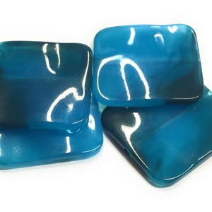 Perline quadrate piatte 32 x 30 mm (6 pz)