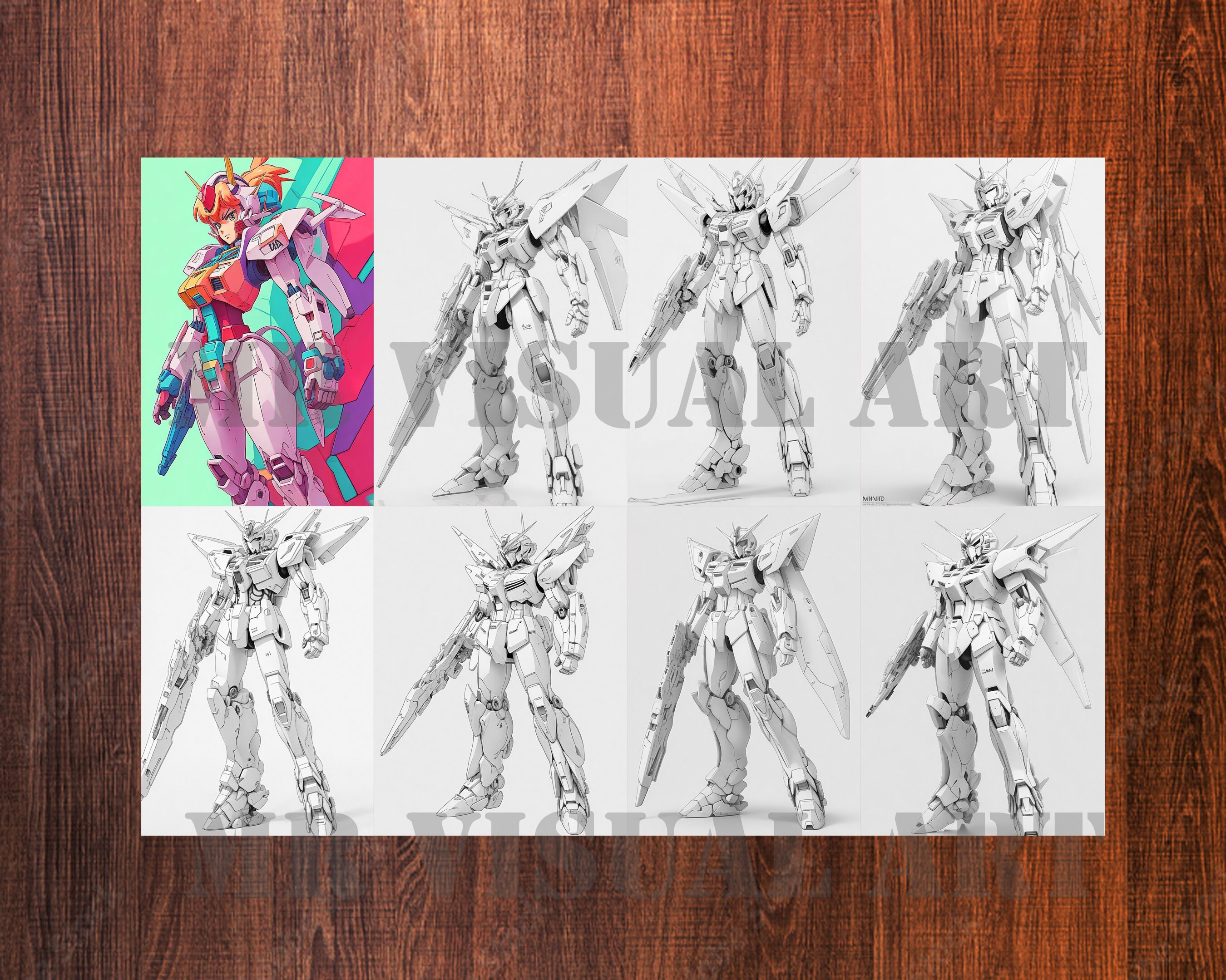 Japan Anime Robot Mecha Coloring Book & Pages, Coloring Page Art Japan