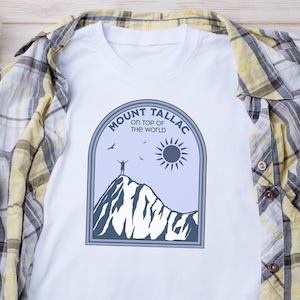 Lake Tahoe Adventure Shirt Mountain Life T-Shirt Mt Tallac Hiker Birthday Gift for California Mountain Nature Hiking