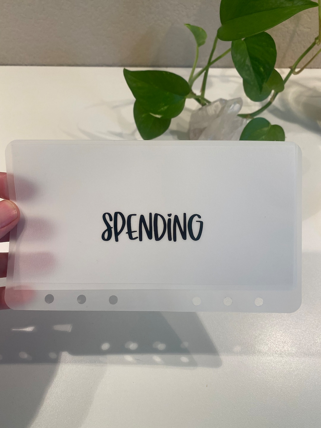 A6 Matte Custom Vellum Cash Envelopes Frosted Cash Savings Custom