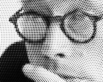 Dieter Rams - CANVAS Concentric Halftone Gallery Wrap. MULTIPLE sizes. *EXCLUSIVE*