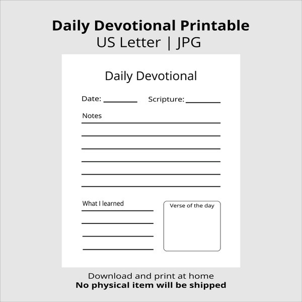 Daily devotional, Devotional Diary, Devotional template, Devotional printable, Devotional for men, Devotional digital, Bible summary