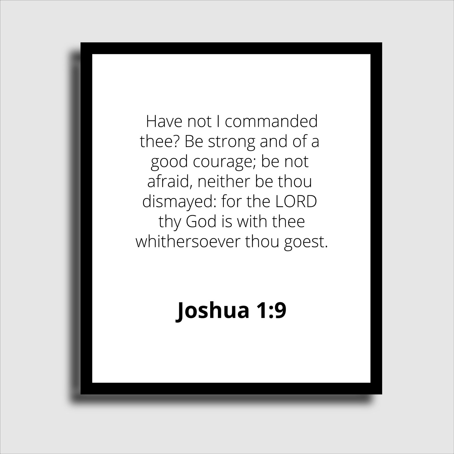 Joshua 1 9 KJV Bible Scriptures Religious Artwork King Etsy joshua-1-9-kjv-bible-scriptures-religious-artwork-king-etsy