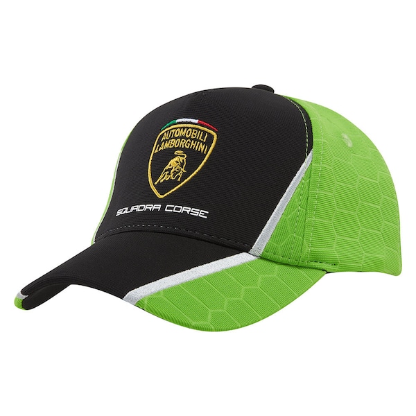 Casquette unisexe Lamborghini Squadra Corse Team Automobili noir/vert