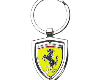 Porte-clés Argenté Scuderia Ferrari F1 Team Spinner