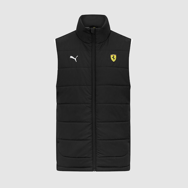 Scuderia Ferrari F1 Team Mens Black Gilet