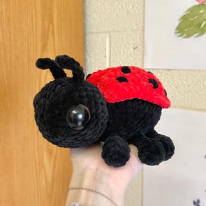 Posie the Crocheted Ladybug (made to order plushie)