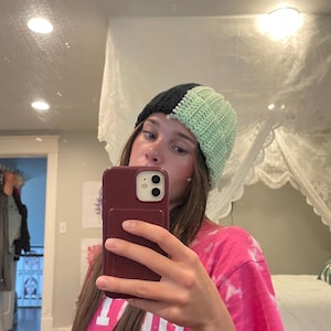 Handmade Crochet Ribbed Beanie | Chunky Winter Hat | Cozy Folded Brim Beanie | Soft Adult Crochet Hat