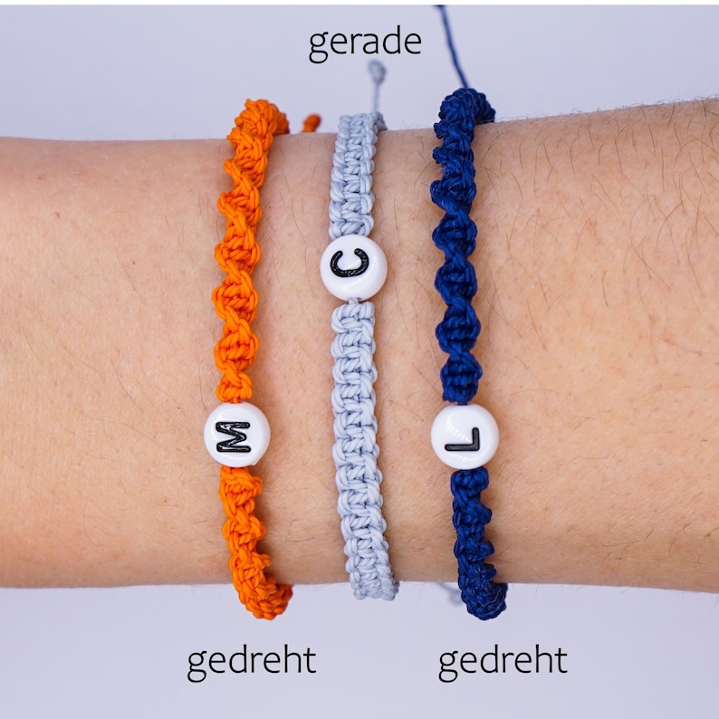 Armband mit personalisiertem Buchstabe Bild 2