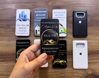 Real Estate Closing Gift, Custom Bottle Opener Magnet, Realtor Thank You Gift,