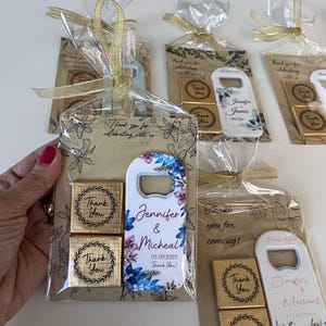 Customizable Party Favors, Wedding Souvenir For Guests, Wedding Favors, Save The Date Magnets, Custom Bottle Openers,