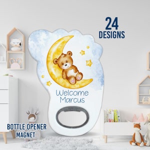 Baby Foot Bottle Opener Magnet, Special Day Gift, Personalized Bottle Opener, Babyshower Gift, Personalized Gift