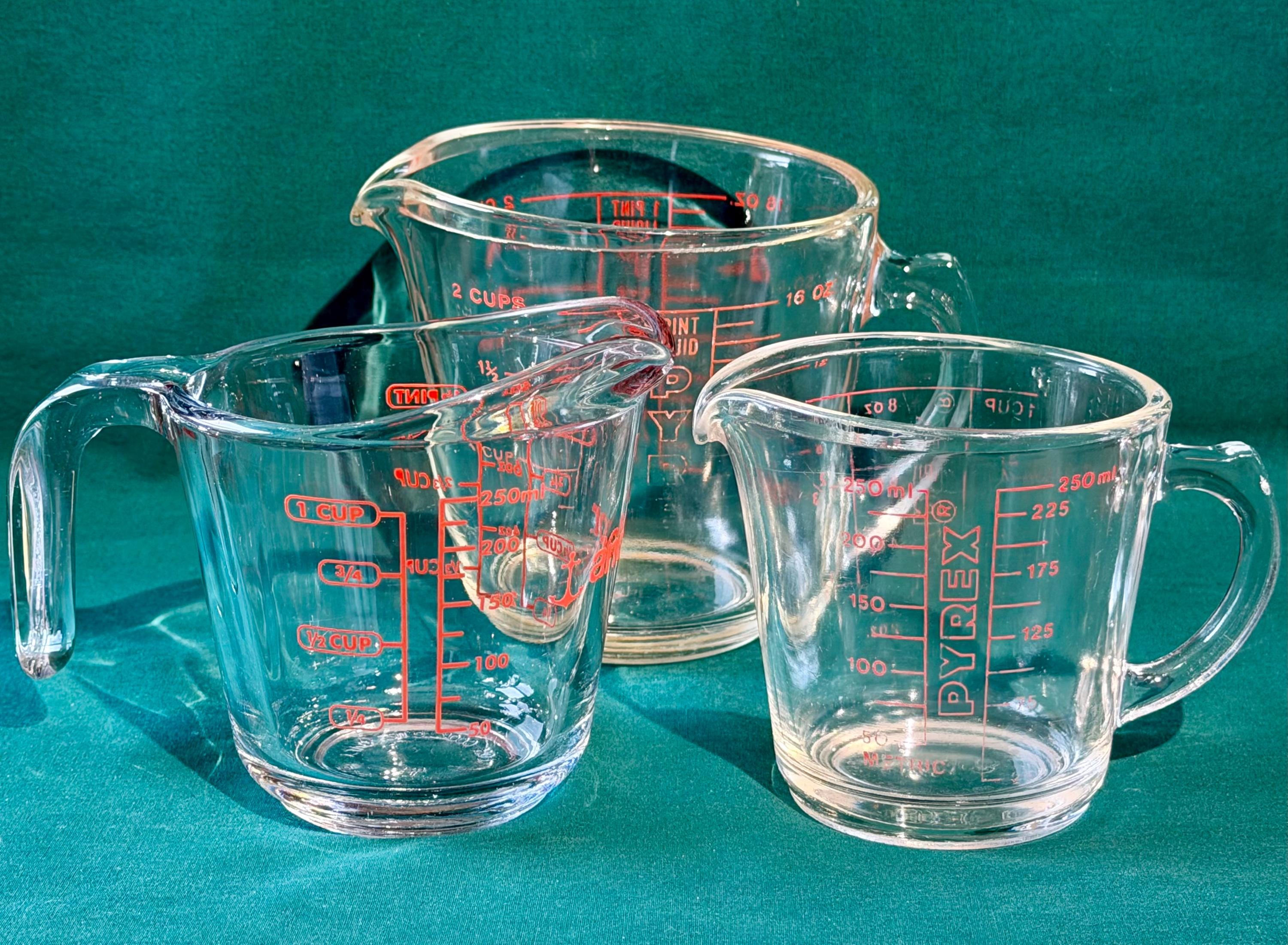 ヴィンテージ計量カップセット Vintage pyrex measuring cup - Etsy 日本
