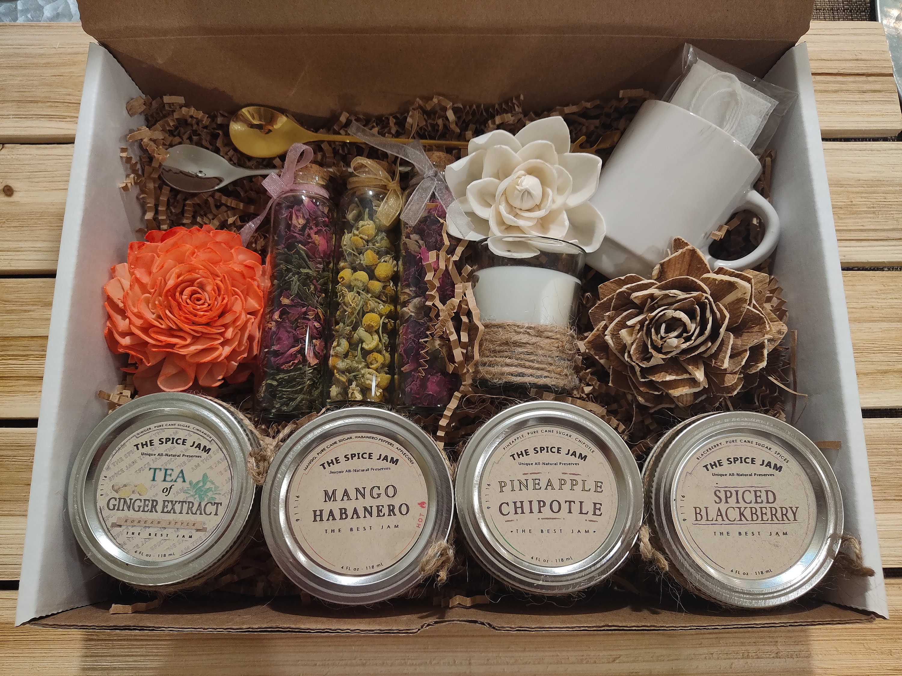 Gift Basket Artisan Jams Basket Gourmet Jams Basket Jam Etsy Australia