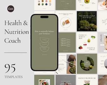 Ernährungs- und Gesundheitscoach, Diätetiker, Social Media Marketing, Canva, Instagram Content, Ganzheitlicher Coach