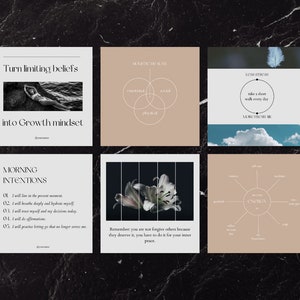 IDEAL FOR:
-Nutrition Coaches
Coaching
-Health Coaches
-Life Coaches
-Self Care Coaches
-Self Help Coaches
-Yoga Teachers
-Creative content
Creative posts

Instagram Premium Templates for coaches.
Contains Carousel Posts.
Creative design.