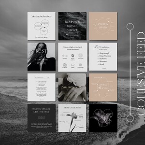 IDEAL FOR:
-Nutrition Coaches
Coaching
-Health Coaches
-Life Coaches
-Self Care Coaches
-Self Help Coaches
-Yoga Teachers
-Creative content
Creative posts

Instagram Premium Templates for coaches.
Contains Carousel Posts.
Creative design.