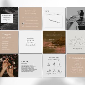 IDEAL FOR:
-Nutrition Coaches
Coaching
-Health Coaches
-Life Coaches
-Self Care Coaches
-Self Help Coaches
-Yoga Teachers
-Creative content
Creative posts

Instagram Premium Templates for coaches.
Contains Carousel Posts.
Creative design.