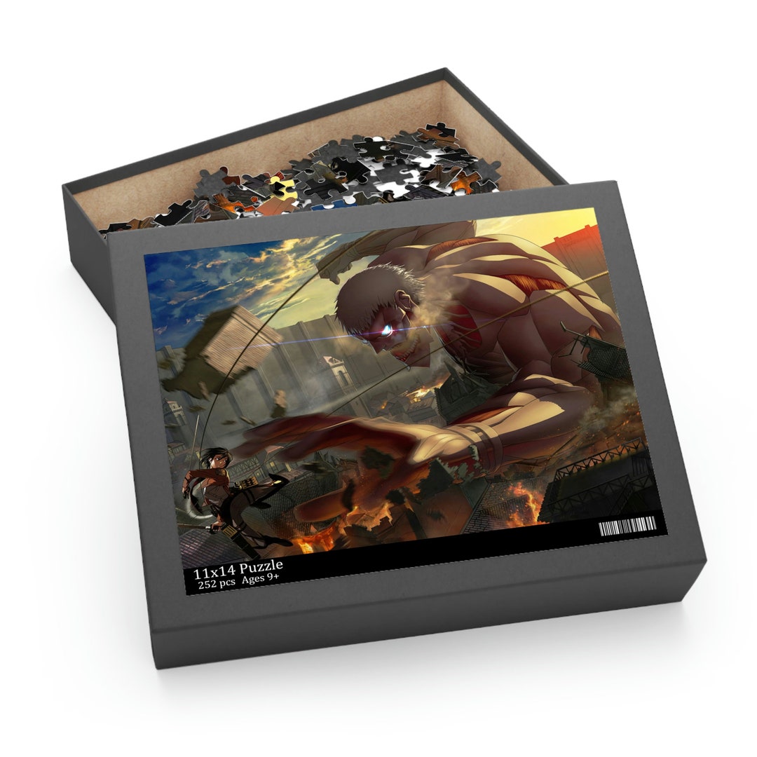 Attack on Titan Puzzle AOT Puzzle Anime Puzzle Perfect Gift Etsy