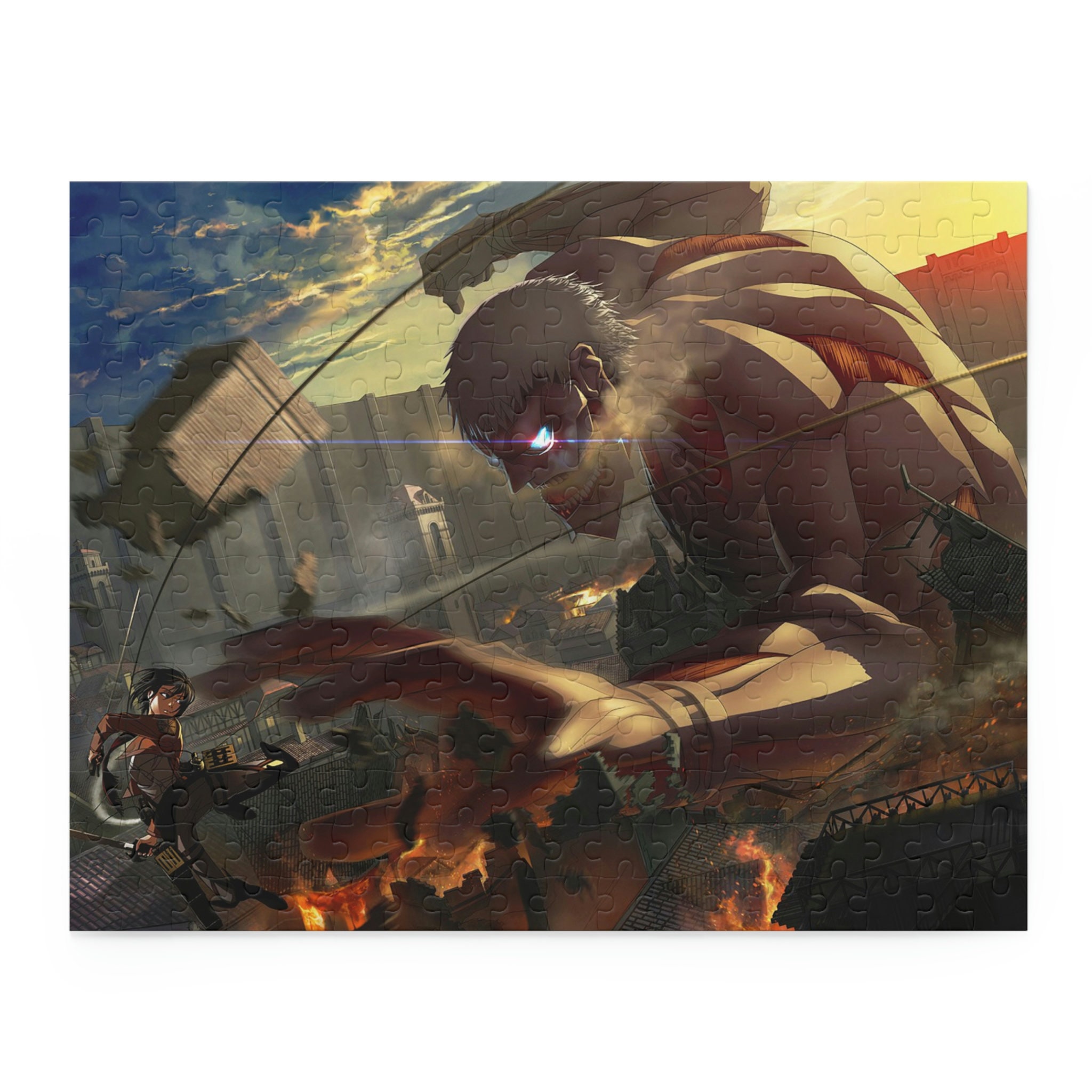 Attack on Titan Puzzle AOT Puzzle Anime Puzzle Perfect Gift Etsy