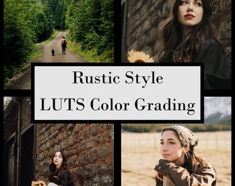 8 LUTs Color Grading Rustic Style Affinity Photo 2.0