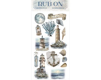 Stamperia - Rub-on - Silent Sea - Lighthouse