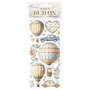 Stamperia - Rub-on - Timeless - Mongolfiere