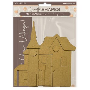 Stamperia - Formes astucieuses - Mer silencieuse - Paysage de tours