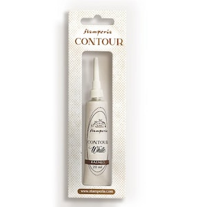 Stamperia - Create Happiness - Contour Liner - 20 ml - White