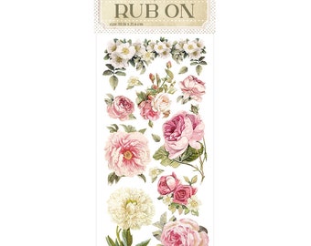 Stamperia - Rub-on - Précieux - Pivoine